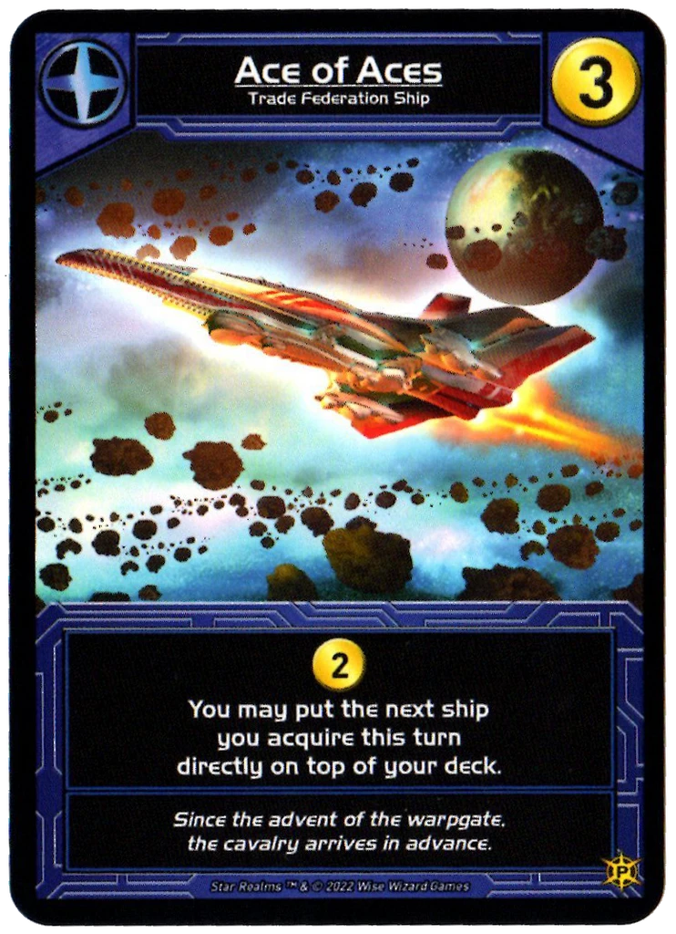 Star Realms: Ace Of Aces Promo Card