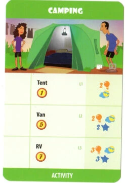 Pursuit Of Happiness: Camping Activity Promo Card