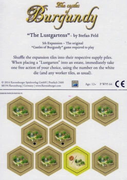 Castles Of Burgundy: 5th Expansion – Pleasure Garden