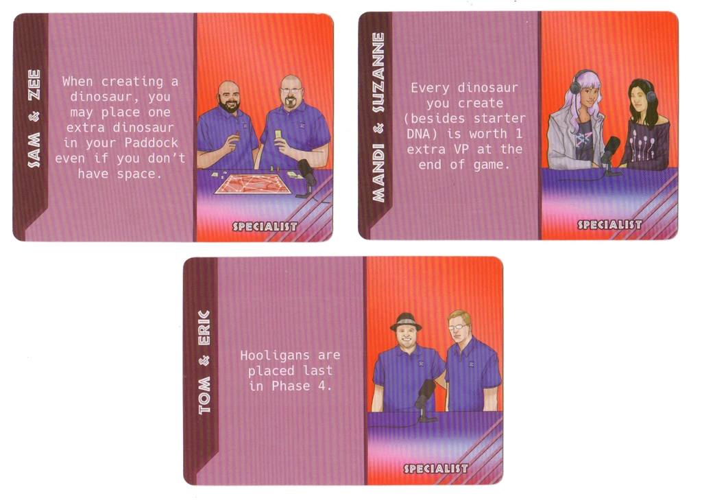 Dinosaur Island - Dice Tower Promo Cards