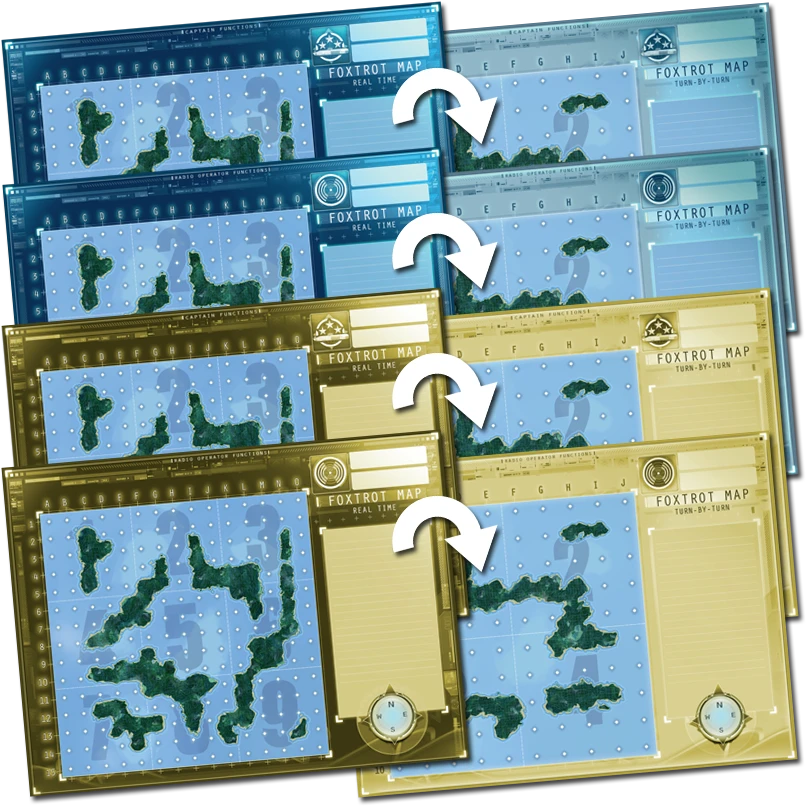 Captain Sonar: Foxtrot Map