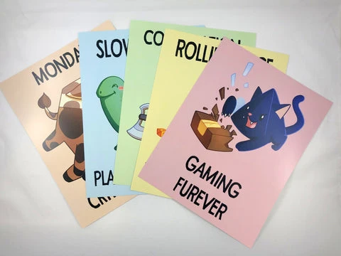 The Dice Tower - Set Of 5 Motivational Posters