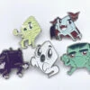 The Dice Tower - Classic Monster Dice Enamel Pins