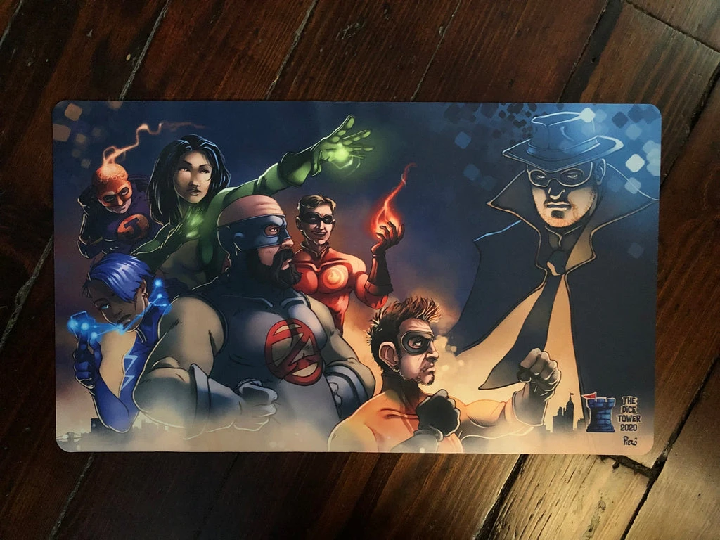 The Dice Tower - Superheroes Playmat