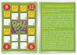 Roll For It Express: Game Boy Geek Version Of The Solitaire Microgame