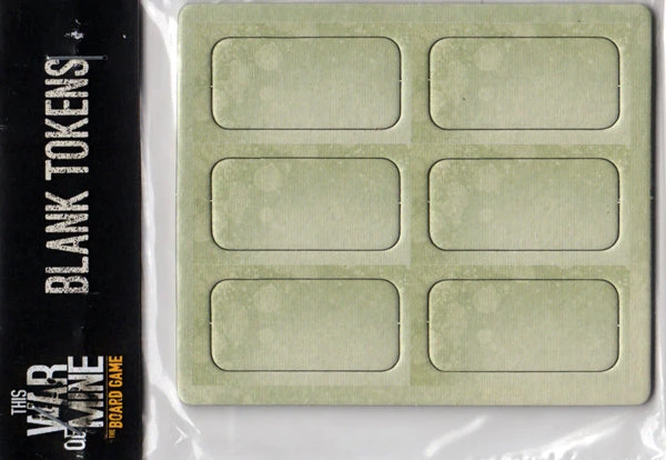 This War Of Mine: Blank Tokens