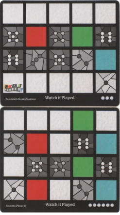 Sagrada: Promo 5 – Watched It Played Window Pattern Card