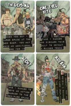 Wasteland Express Delivery Service: Rocker, Scout, One-Eyed Vito, The Demons