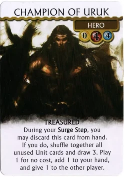 Omen: Reign Of War - Champion Of Uruk Promo Card