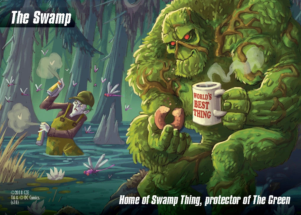DC Spyfall: Swamp Thing Location Card Promo