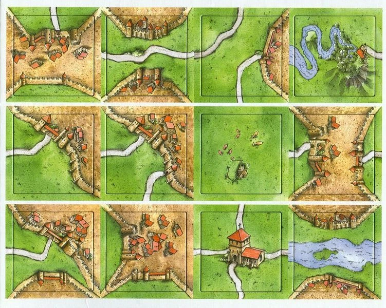 Carcassonne: GQ Promo Tiles