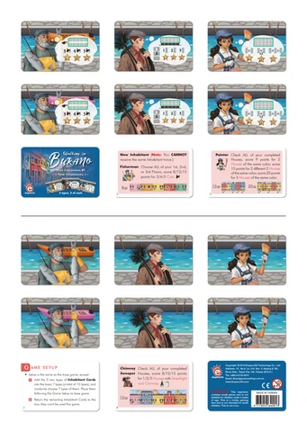 Walking In Burano: Mini Expansion 1 – New Inhabitants