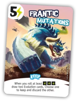 King Of Tokyo: Frantic Mutations Promo Card