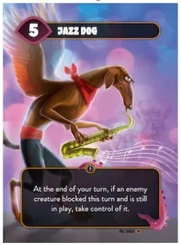 Mindbug: Jazz Dog Promo Card